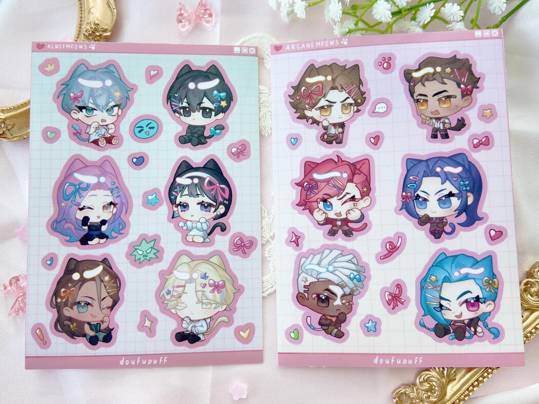 CUTE DESIGN STICKER SHEETS